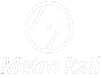 L&T Metro Rail logo white